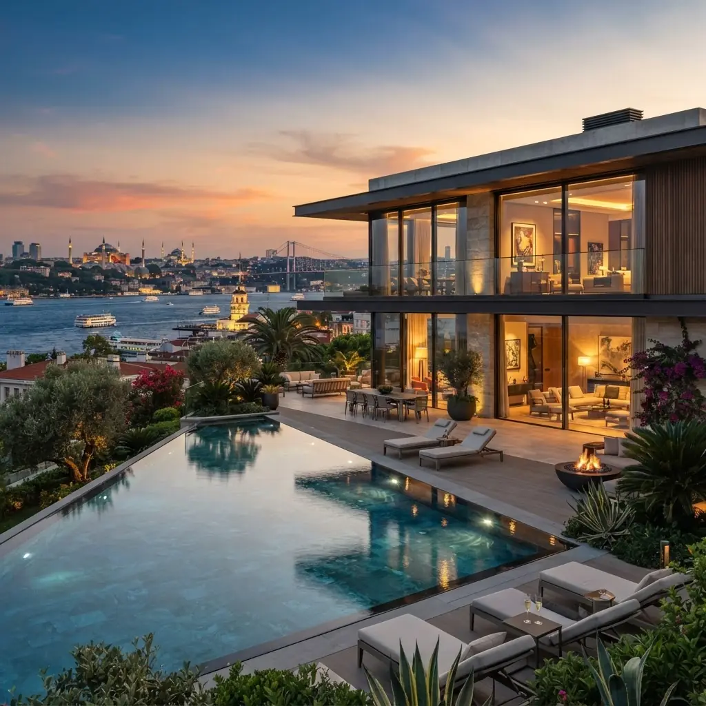 Property for sale overlooking Istanbul, Turkey