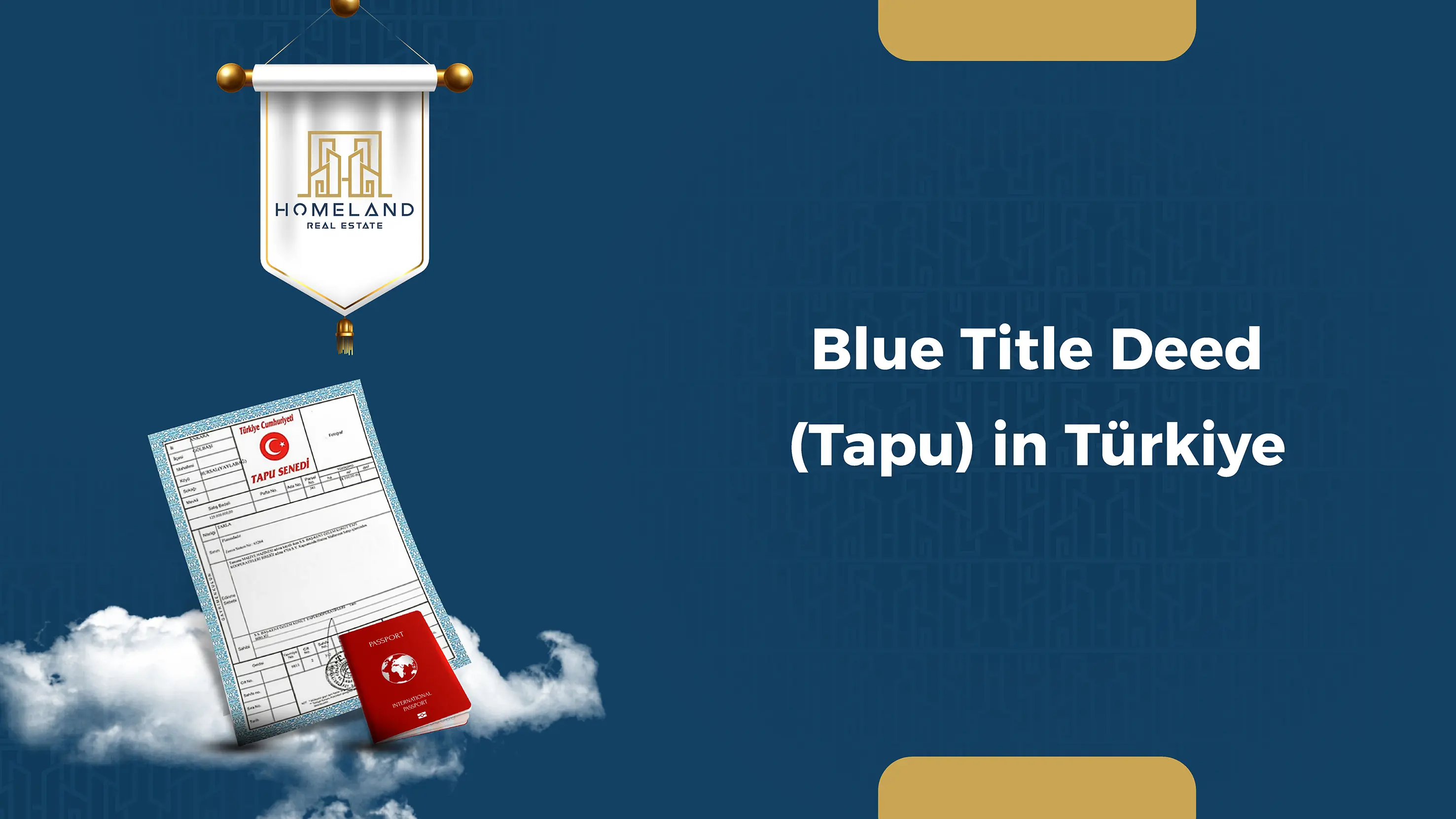 Blue Title Deed (Tapu) in Türkiye